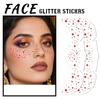 Disposable Glitter Face Temporary Tattoo Waterproof Face Tattoo Sticker  Music Festival
