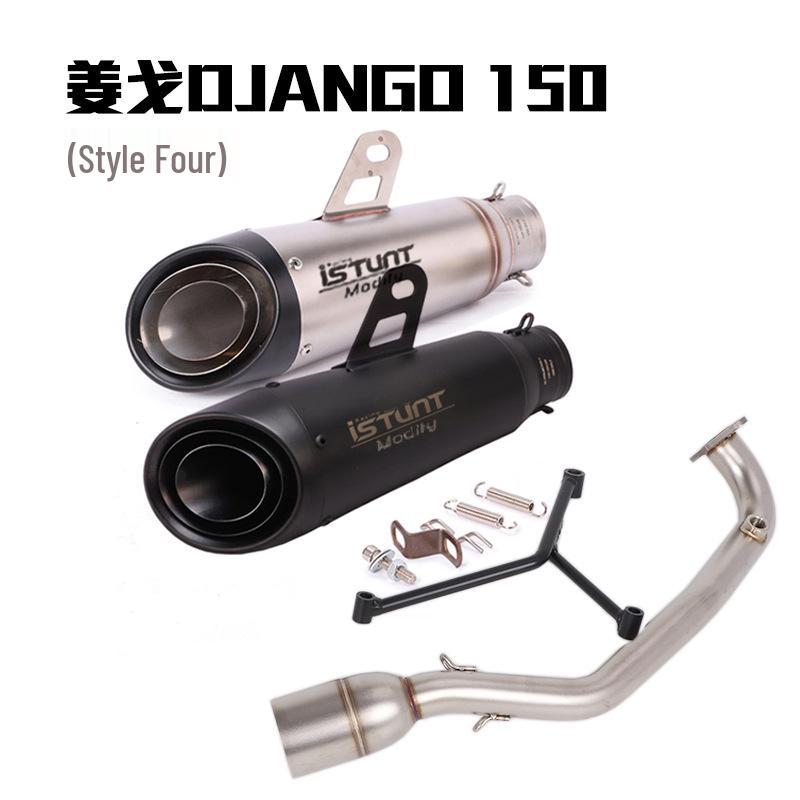 Exhaust Pipe for Peugeot Django 150 - Front, Rear, & Full Sections