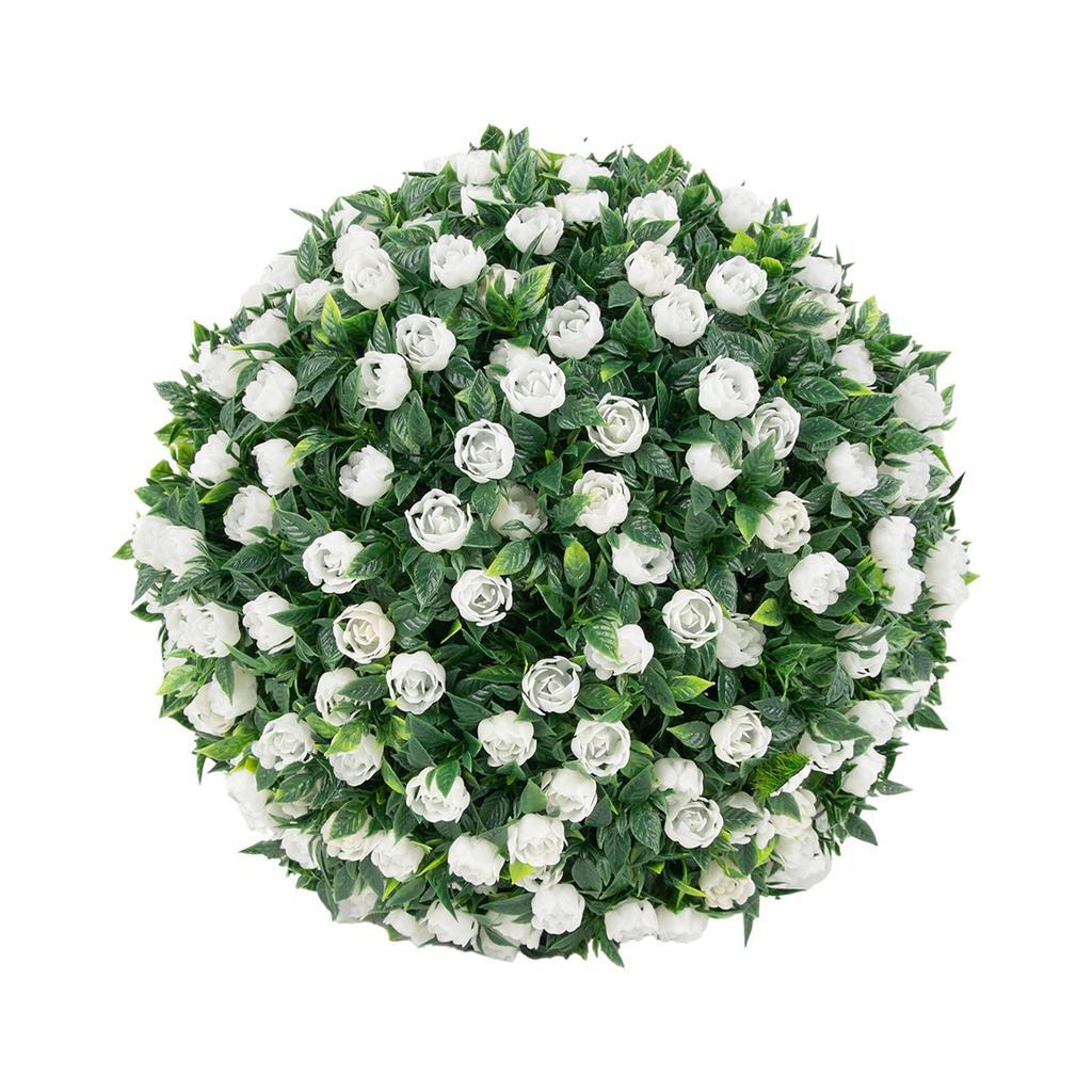 Simulerad Växt Blomma Hängande Topiary-boll, 7,8 tum Realistisk Form PE-material för Tak, Träd, Heminredning