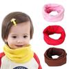 Windproof Thermal Neck Warmer Thickening Boy Girl Scarf Baby Kids Winter Scarves  Boy Girl