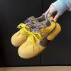 Super soft waxy big head casual shoes summer design soft sole mango head sneakers