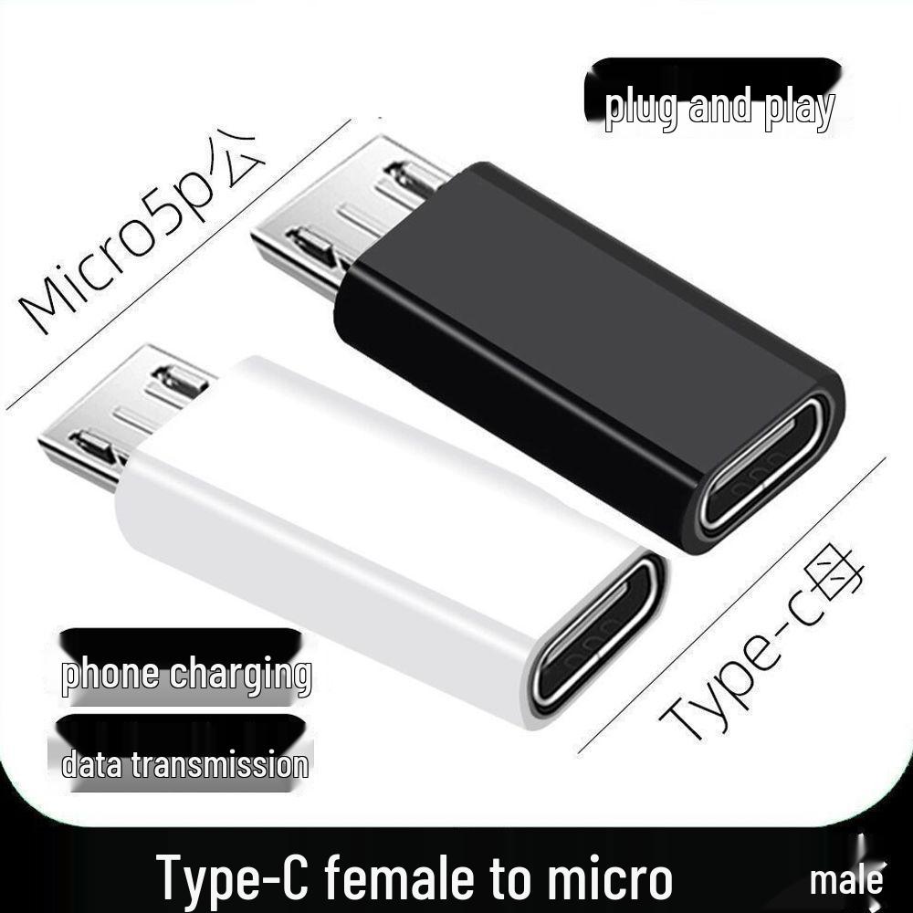 Micro USB to Type-C Adapter Cable for Xiaomi, Huawei, OPPO Charging