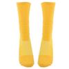 1 Paio Calzini Sportivi Antiscivolo Traspiranti Calzini Protettivi Atletici per Basket Calcio(Giallo )