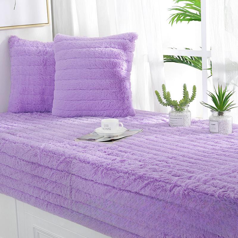 Plush Bay Window Mat Window Mat Fabric Pastoral Life Bay Window Tatami Seat Mat Thickened Non-Slip Balcony Mat