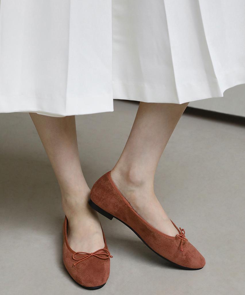 Sappun Ansley Ribbon Flat Shoes (1Cm)