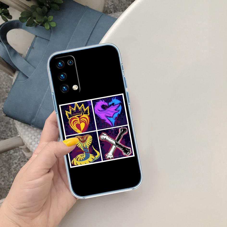 CJ33 Descendants Soft Shell Transparent Phone Case for Samsung Galaxy A04 A04S A14 A23 A34 A54 M23 M33 M52 M53