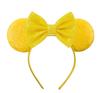 Mouse Ears Headband For Girls Adults 5'' Sparkly Sequin Bow Hairband Festival Party Travel DIY Hair Accessories