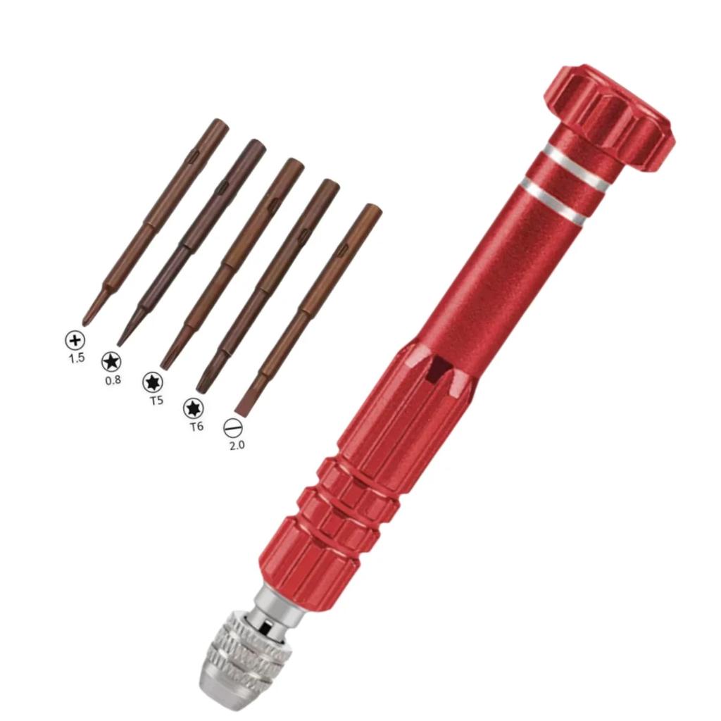 1 Set 5 in 1 Precision Multi-Function Knife Repair Detaching Household Screwdriver Pliers Tool Kit Maintenance Demolition Tools