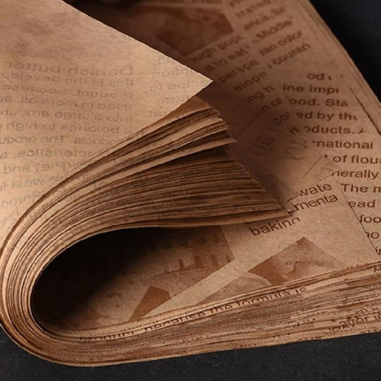 100Pcs Wrapping Paper Bread Sandwich Burger-Fish Chip Fries Food Oil Proof Paper