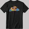 Winnie The Pool Friends Black T Shirt With Unisex Style Best Gift