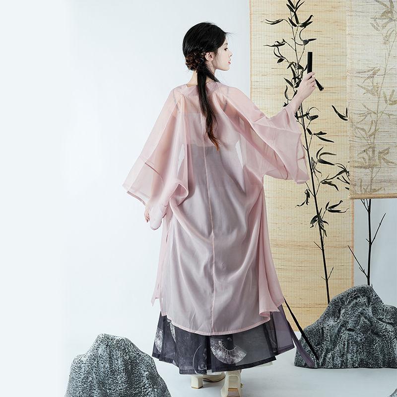 Ensemble de robe Hanfu pour femmes, style dynastie des chansons chinoises