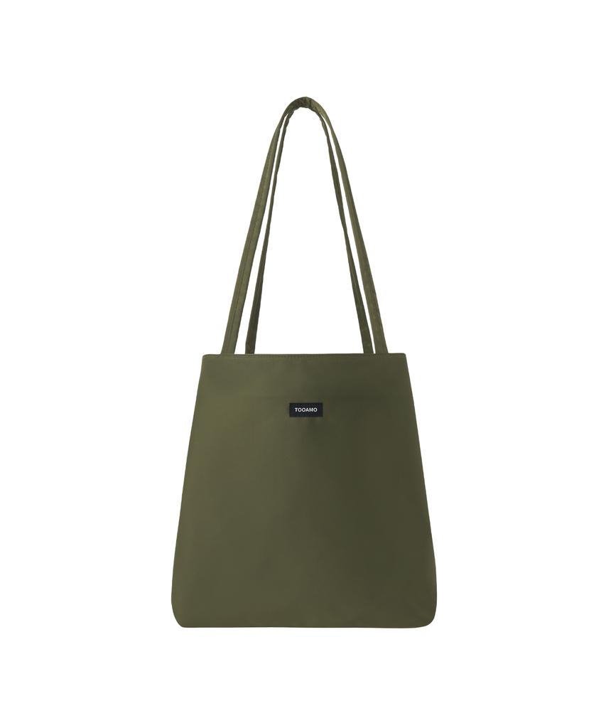 Tooamo Cabin Nylon Shoulder Bag Khaki