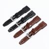 Wan Guo Top Layer Leather Bamboo Pattern Watch Strap for IW Little Prince Pilot Series (20mm, 21mm, 22mm)