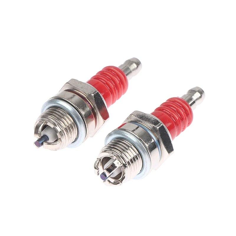 

2 шт., трехсторонняя свеча зажигания L7T, 2-тактный электрод, бензиновая бензопила, кусторез, двигатель 5200, сменные аксессуары