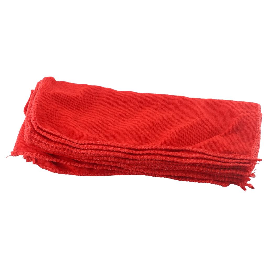 10PCS Microfiber Car Cleaning Towel Automobile Motorcycle Washing Glass Household Kitchen Bathroom Cleaning Small Towel 30x30cm