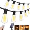 Dimmable LED Outdoor Patio Lights 10/15 Bulbs Halloween Outside Light  Party Supplies
