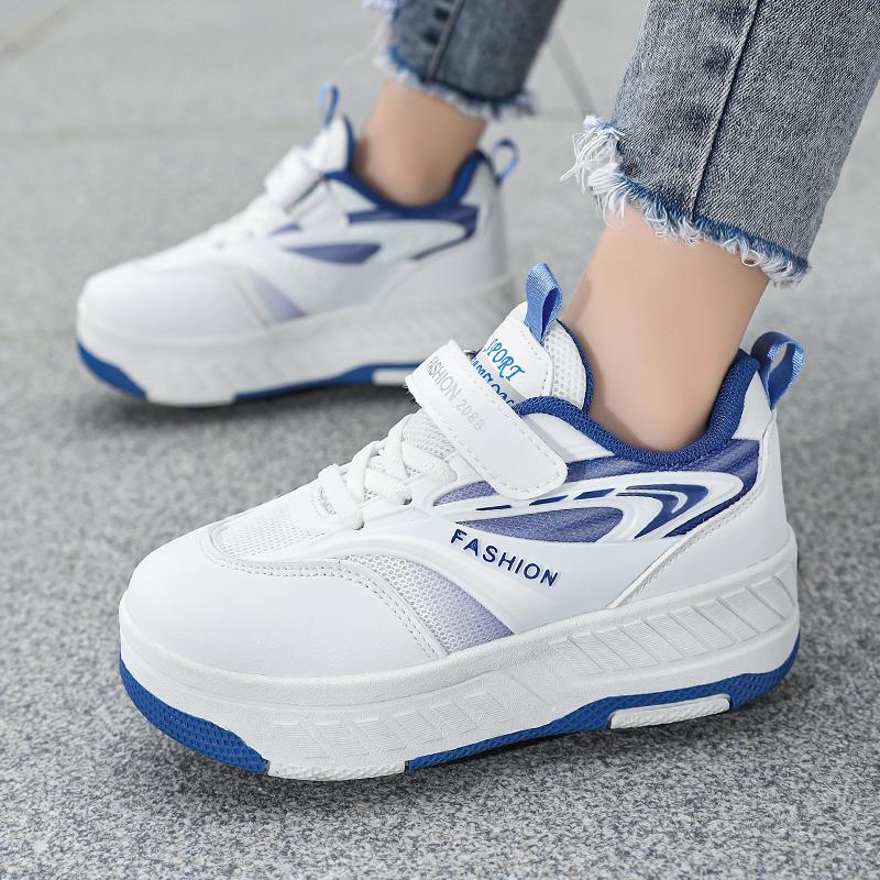 29-40 Children's Shoes Four Wheel Sports Boots Roller Skating Removable Student Skating Shoes Sneakers Girl Skate Shoes