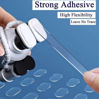 Doppelseitiges Gel-Klebepad Klebepunkte Befestigung Stark Oval Selbstklebeband DIY Actionfiguren Teppich Poster Befestigungsband Pad