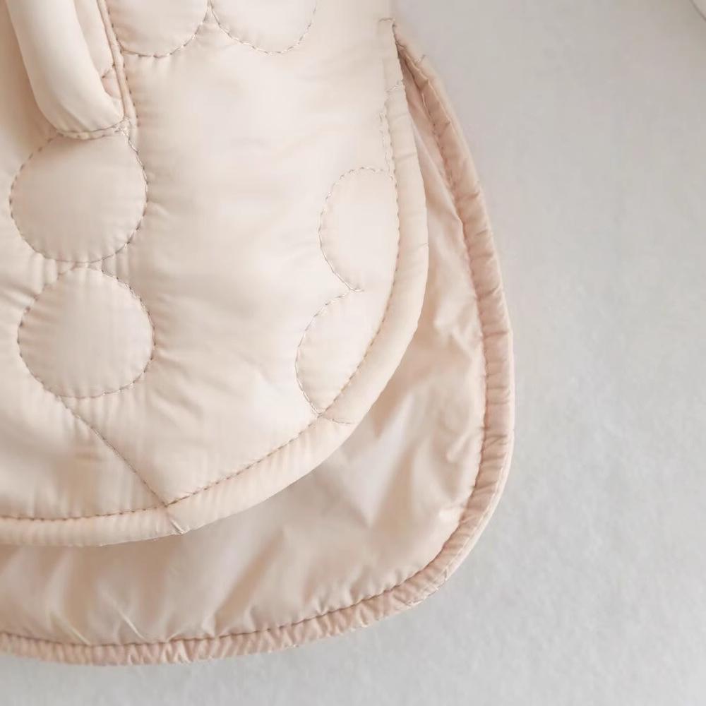 Women's Lightweight Floral Print Cotton Jacket with Stand-up Collar - Autumn/Winter Fashion Style.