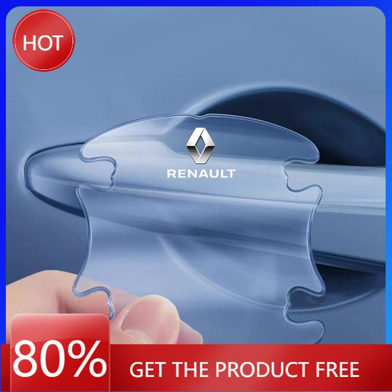 2026 Hot For Renault Hub Caps Car Door Handle Anti-collision Strip Protection Strip Accessories For Renault Clio Laguna 2 Megane