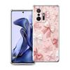 Transparent Phone Case for Xiaomi Mi 14 13 12 11 Ultra 13T 12T 11T Poco X3 NFC F3 F6 Pro Lite 5G Soft TPU Pink Heart Bow Pattern