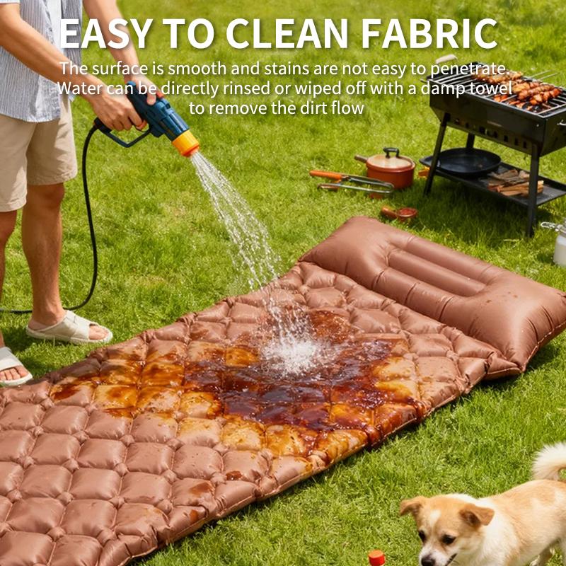 Lightweight Sleeping Air Mattress Ultralight Built In Inflator Pump Outdoor for Camping Hiking Travel
