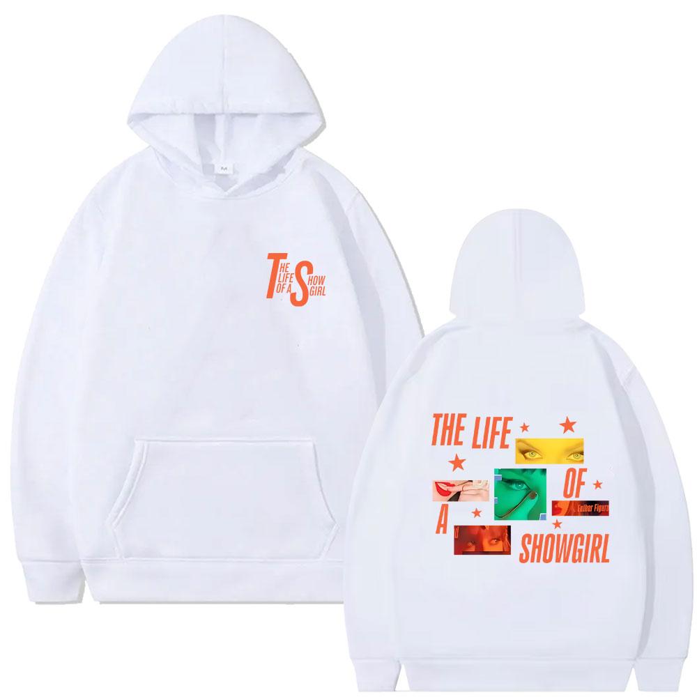 The Life of A Showgirl Album Hoodie Men's Women's Fashion Casual Oversized Hooded Sweatshirt Unisex Vintage Fleece Pullover