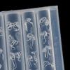 Bowknot Silicone Nail Art Molds 3D Multiple Ribbon Lace Bows Mould for Beauty Salon DIY Professional Nail Decoration