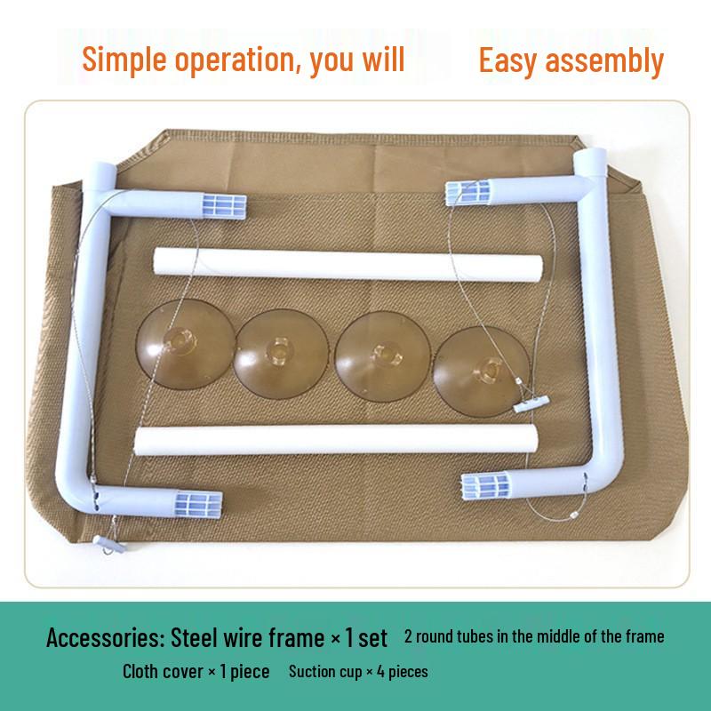 Top-Selling Suction Cup Cat Hammock: Removable & Washable - Perfect All-Season Cat Bed