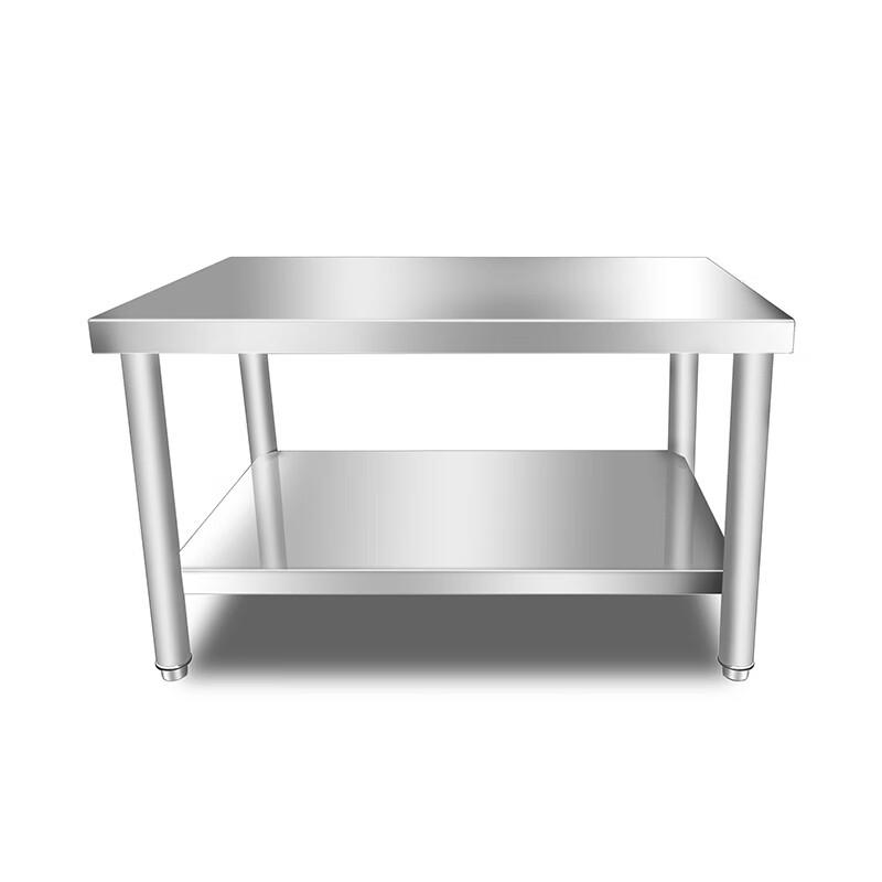 L.C.Maird Commercial Stainless Steel Double-Layer Workbench