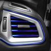 10Pcs 20cm U Air Conditioner Shape Car Decorative Outlet Moulding Trim Strips