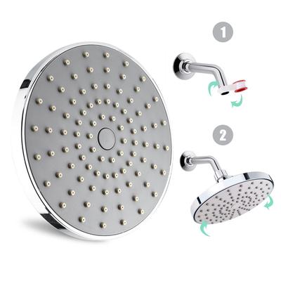 6 zoll Dusche Kopf G1/2 Regen Showerhead Einstellbar Bad Dusche Kopf Spray Showerhead Poliert