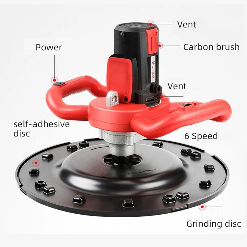 Wall Smoothing Polishing Machine 220V 2880W/4880W Electric Concrete Mixer Cement Wall Mortar Trowel Leveling Machine