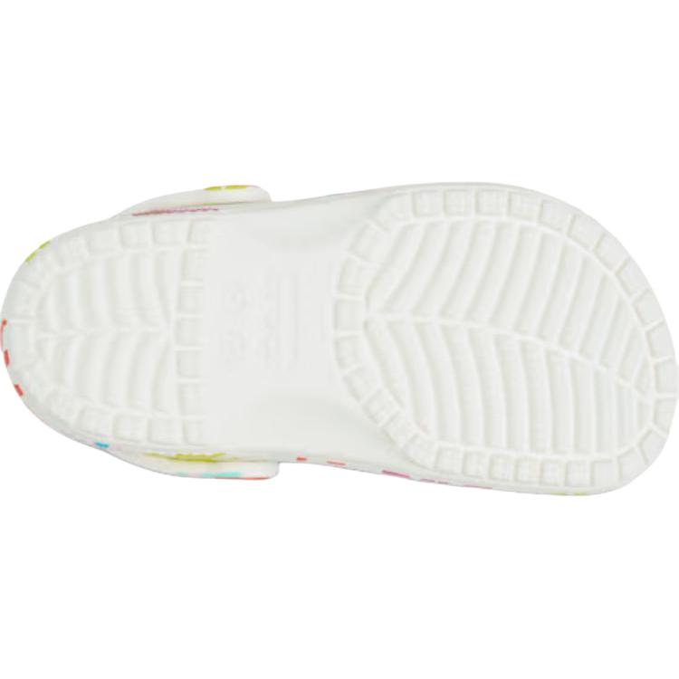 Crocs Classic Clog Versatile Comfortable Low-Top Walking Shoes Baby Shoes White 211584-0WV