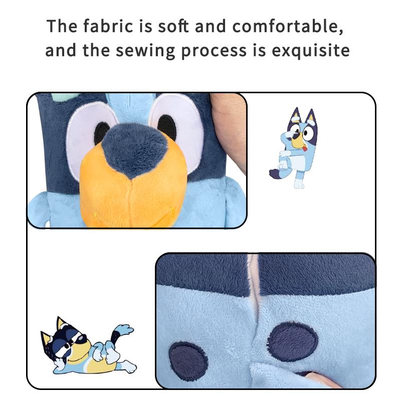 30CM Bluey Bingo Plush Toys Anime Cartoon Vocalizable And Music Stuffed Toys Plush Dolls Birthday Gift For Children