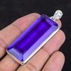 Faceted African Amethyst Pendant Original Gemstone Pendant Handmade Jewelry 925 Sterling Silver Pendant Statement Pendant Gifts for Mother