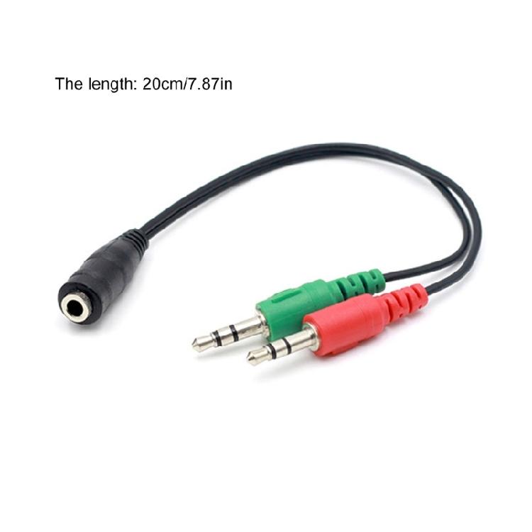 3.5mm Signal Y Splitter Cable Female to 2x3.5mm Male Adapter Speaker Headphones Extension Cable Headphones Splitter
