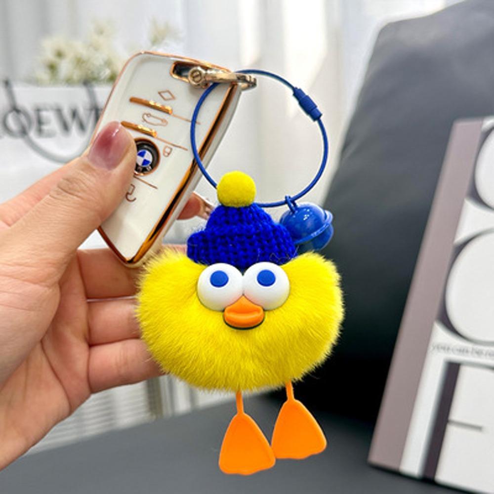 Keyring Duck Plush Toy Keychain Duckling Duck Plush Toy Pendant  Bag Pendant