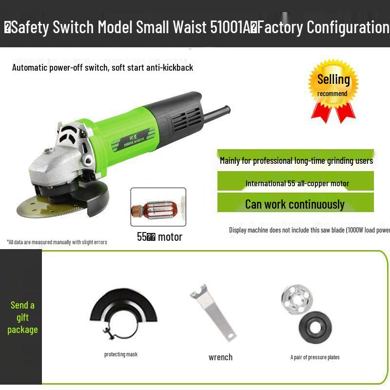 Adjustable Speed High-Power Electric Grinder and Polisher