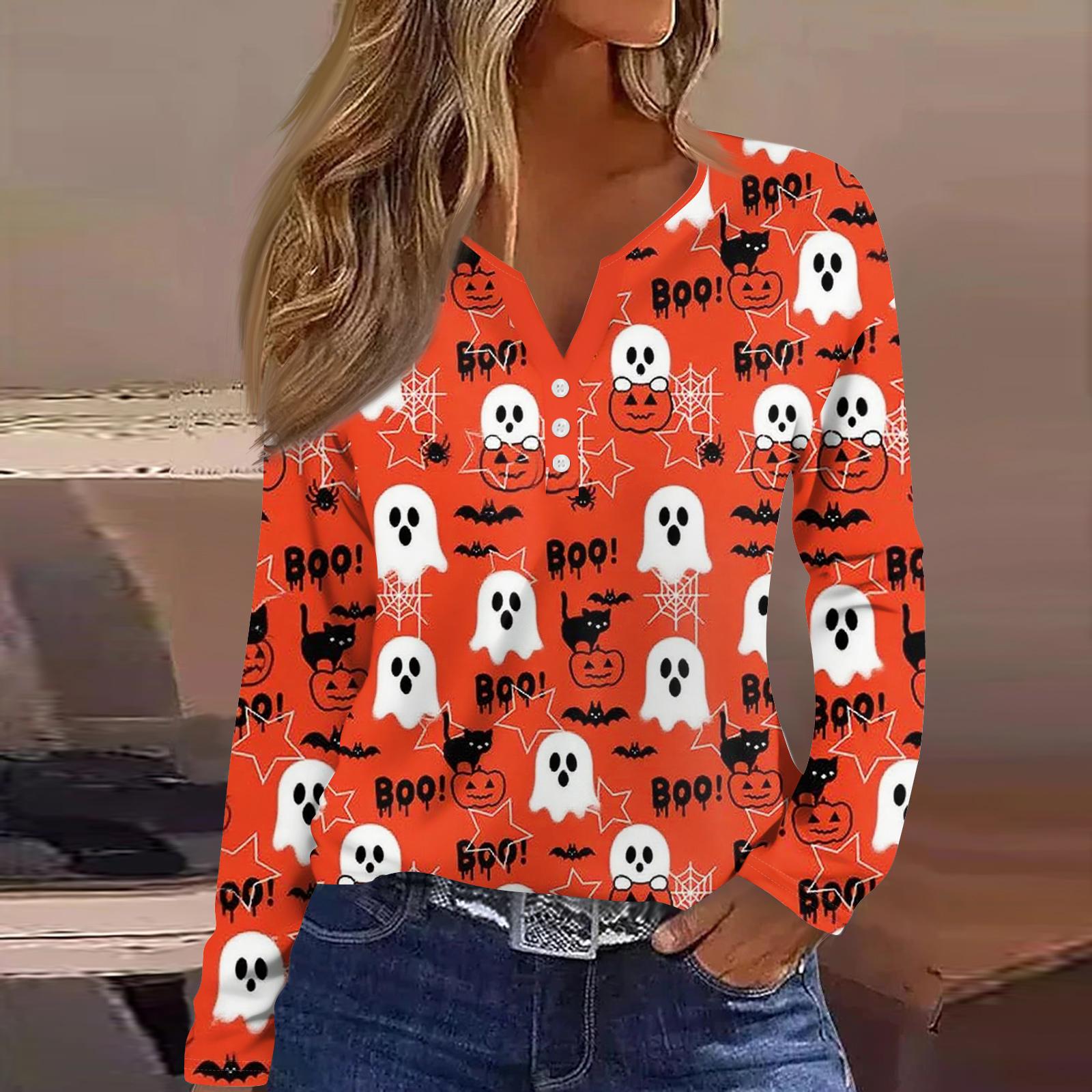 

Жен. Футболка Футболка Пуговицы Цветочный принт Длинный рукав Повседневные Выходные Мода Классический Классический V-образный вырез Обычный Топ S