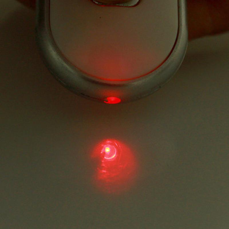 Fashion Find Lost Keys Chain Whistle Sound Control LED Lamp Key Finder Locator 1 pc