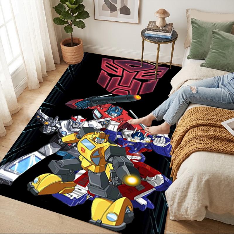 Transformers Living Room Nonslip Area Rug Soft Carpet For Bedroom Game Playroom Sofa Office Home Decor Doormat Christmas Gift C9301826