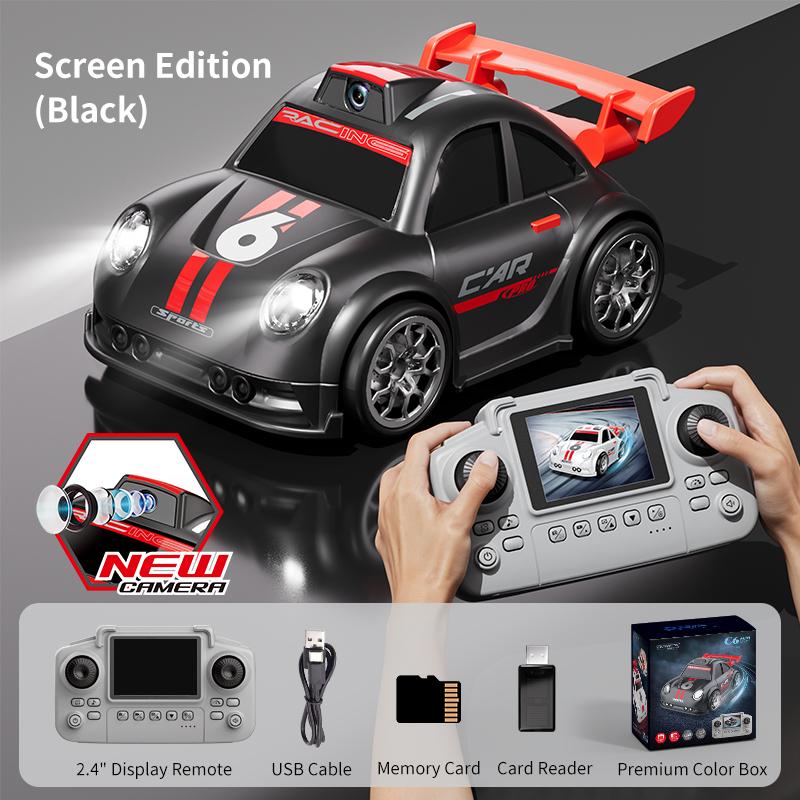 New 2026 Mini RC Car With FPV Camera Wifi With Screen Remote Control Follow Mode 2.4G Drift Car Racing RC Toy Gift For Children
