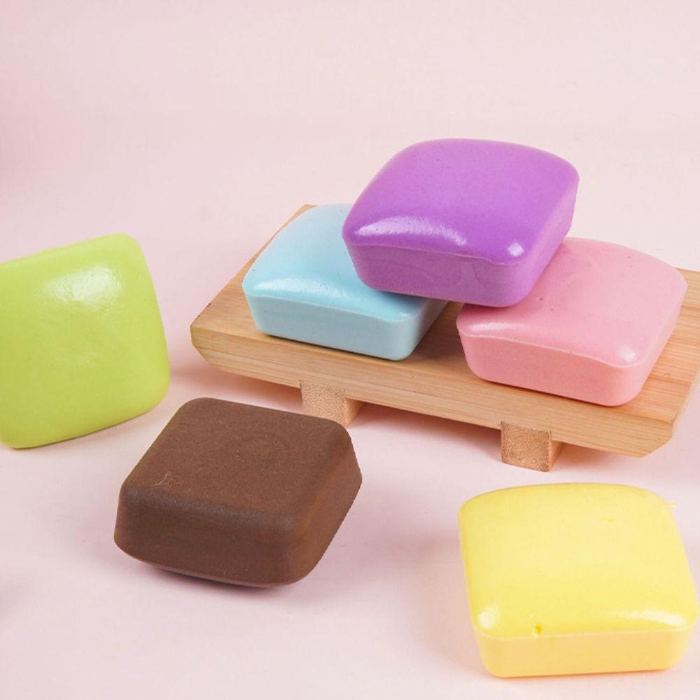 Square Simulation Bread Squeeze Toys Realistic Toast Slow Rebound Toys for Kids Adults