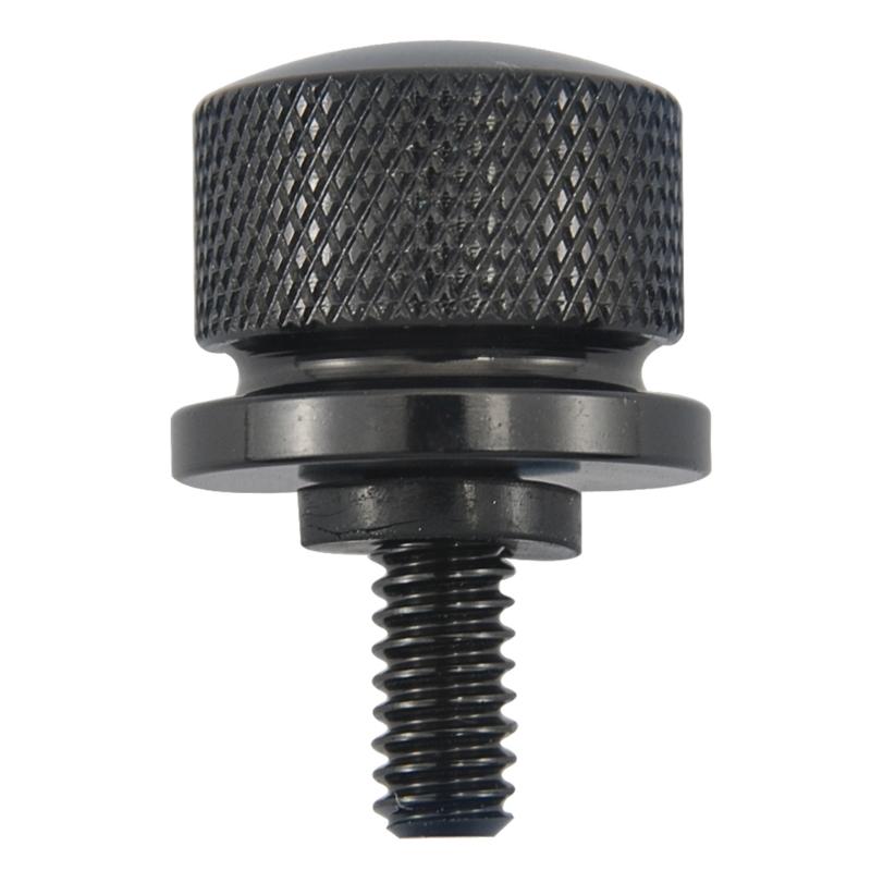 Seat Bolt Tab Screw Mount Knob Cover Metal Alloy Quick-Release Hardware Kit Black Knurled Billet Aluminum for 1996-2022