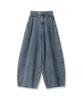 Genderist Rothen Wide Denim Pants Cotton Black (B Type)