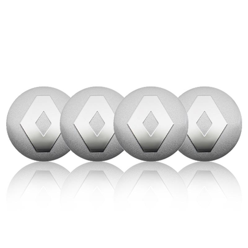 Kołpaki 4 szt. 56/60/65mm Naklejki na koła samochodowe Środkowy kołpak emblemat samochodowy Odznaka Naklejka Do Renault Megane 2 3 Clio Koleos Kadjar Capt