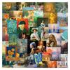 60 Retro World Famous Painting Stickers - Trendy Graffiti Decorations for Water Bottles, Tablets, and More