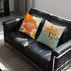 A-Aperol S-Spritz Logo Cushion Cover Square Sofa Cushion Cover Casual Skin-Friendly Comfortable Pillow Cover