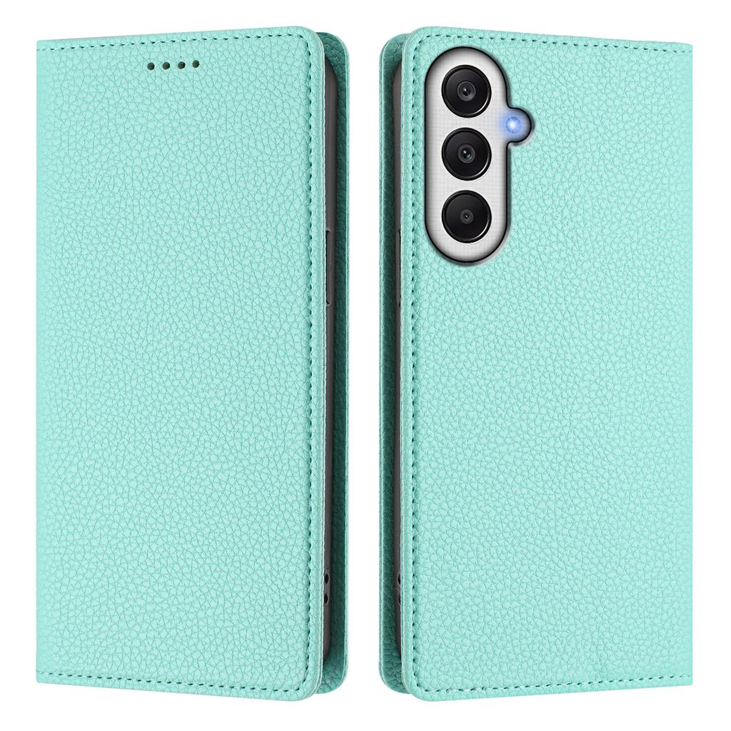 For Samsung Galaxy A55 5G Wallet Case RFID Blocking Litchi Texture Leather Mobile Cover